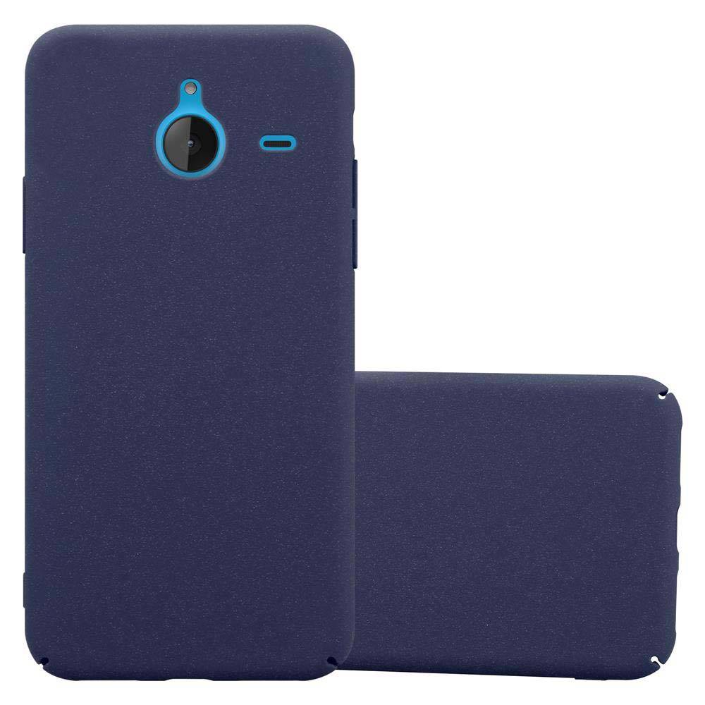 Cadorabo Schutzhülle für Nokia Lumia 640 XL Hülle in Blau Etui Hard Case Handyhülle Cover
