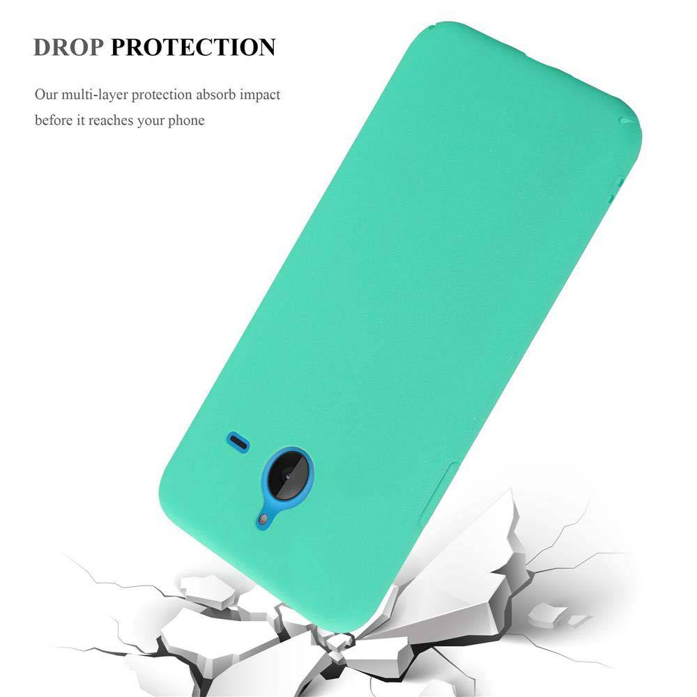 Cadorabo Schutzhülle für Nokia Lumia 640 XL Hülle in Grün Etui Hard Case Handyhülle Cover