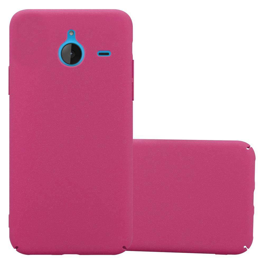 Cadorabo Schutzhülle für Nokia Lumia 640 XL Hülle in Pink Etui Hard Case Handyhülle Cover