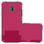 Cadorabo Schutzhülle für Nokia Lumia 640 XL Hülle in Rot Etui Hard Case Handyhülle Cover