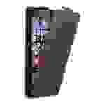Cadorabo Hülle für Nokia Lumia 640 XL Schutz Hülle in Braun Flip Etui Handyhülle Case Cover