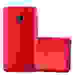 Cadorabo Schutzhülle für Nokia Lumia 640 XL Hülle in Rot Handyhülle TPU Silikon Etui Cover Case