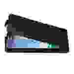 Cadorabo Hülle für Samsung Galaxy A3 2015 Schutz Hülle in Schwarz Flip Etui Handyhülle Case Cover