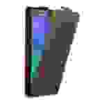 Cadorabo Hülle für Samsung Galaxy ALPHA Schutz Hülle in Braun Flip Etui Handyhülle Case Cover