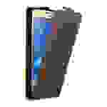 Cadorabo Hülle für Samsung Galaxy J7 2016 Schutz Hülle in Braun Flip Etui Handyhülle Case Cover