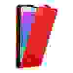 Cadorabo Hülle für Samsung Galaxy NOTE EDGE Schutz Hülle in Rot Flip Etui Handyhülle Case Cover