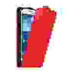 Cadorabo Hülle für Samsung Galaxy S3 / S3 NEO Schutz Hülle in Rot Flip Etui Handyhülle Case Cover