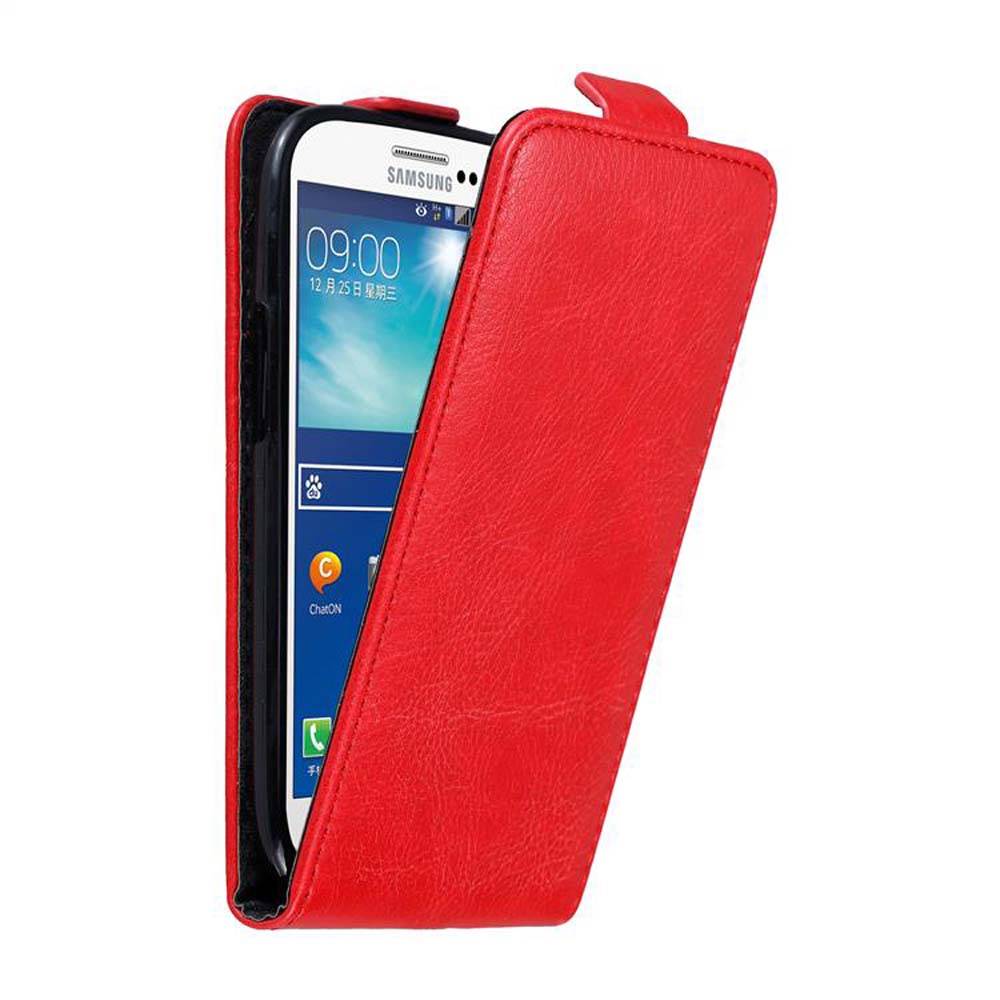 Cadorabo Hülle für Samsung Galaxy S3 / S3 NEO Schutz Hülle in Rot Flip Etui Handyhülle Case Cover