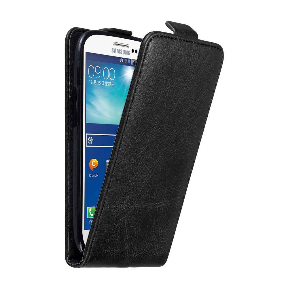 Cadorabo Hülle für Samsung Galaxy S3 / S3 NEO Schutz Hülle in Schwarz Flip Etui Handyhülle Case Cover