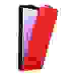 Cadorabo Hülle für Samsung Galaxy S9 PLUS Schutz Hülle in Rot Flip Etui Handyhülle Case Cover