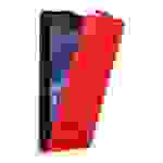 Cadorabo Hülle für Sony Xperia Z2 Schutz Hülle in Rot Flip Etui Handyhülle Case Cover