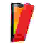 Cadorabo Hülle für Xiaomi Mi 2 Schutz Hülle in Rot Flip Etui Handyhülle Case Cover