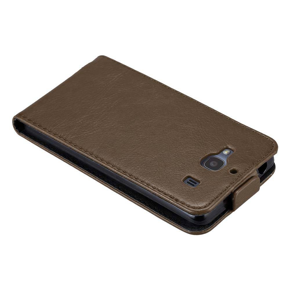 Cadorabo Hülle für Xiaomi Mi 2 Schutz Hülle in Braun Flip Etui Handyhülle Case Cover