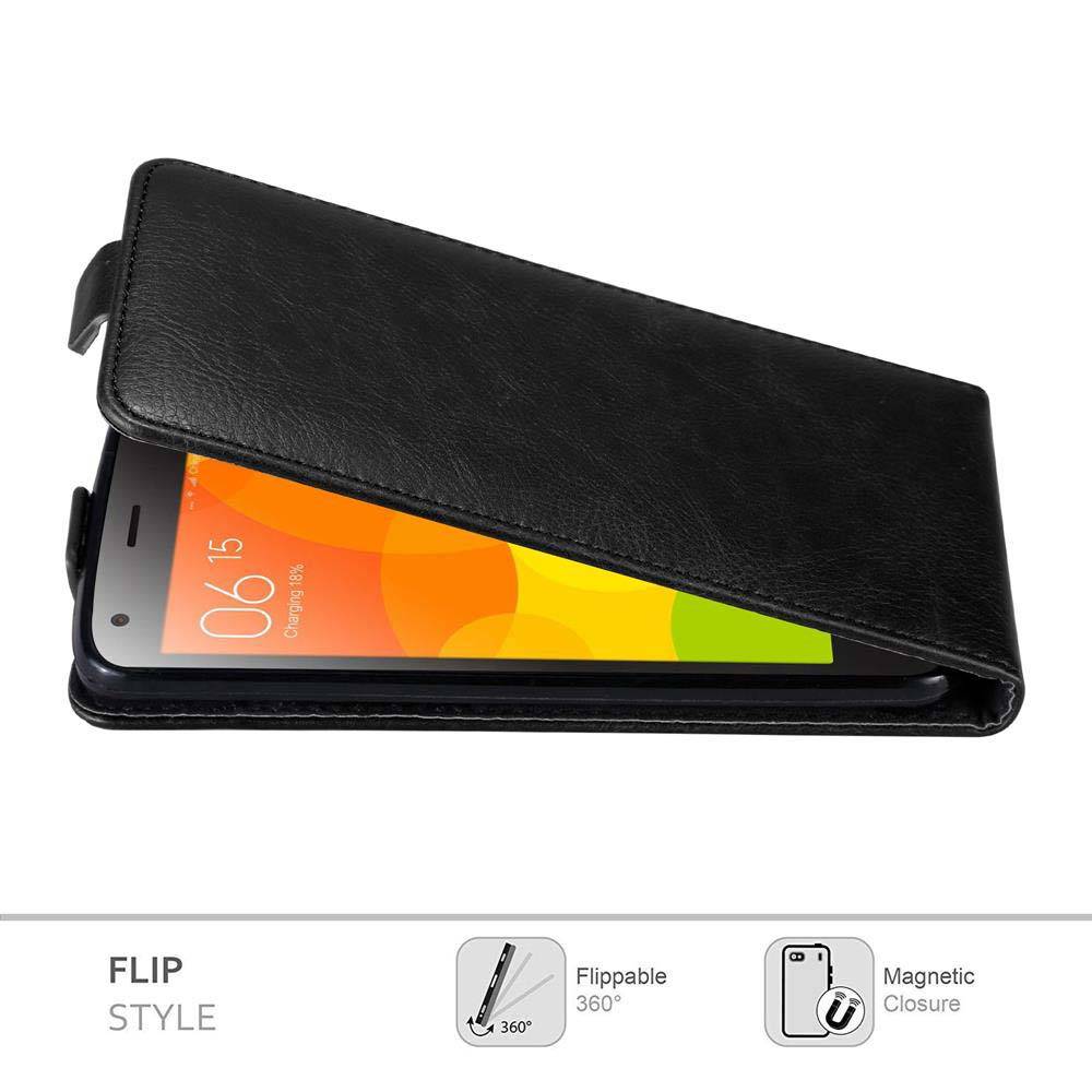 Cadorabo Hülle für Xiaomi Mi 2 Schutz Hülle in Schwarz Flip Etui Handyhülle Case Cover