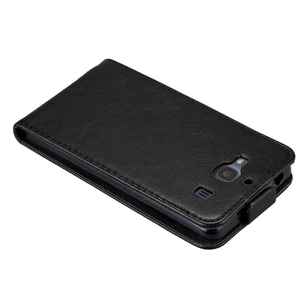 Cadorabo Hülle für Xiaomi Mi 2 Schutz Hülle in Schwarz Flip Etui Handyhülle Case Cover
