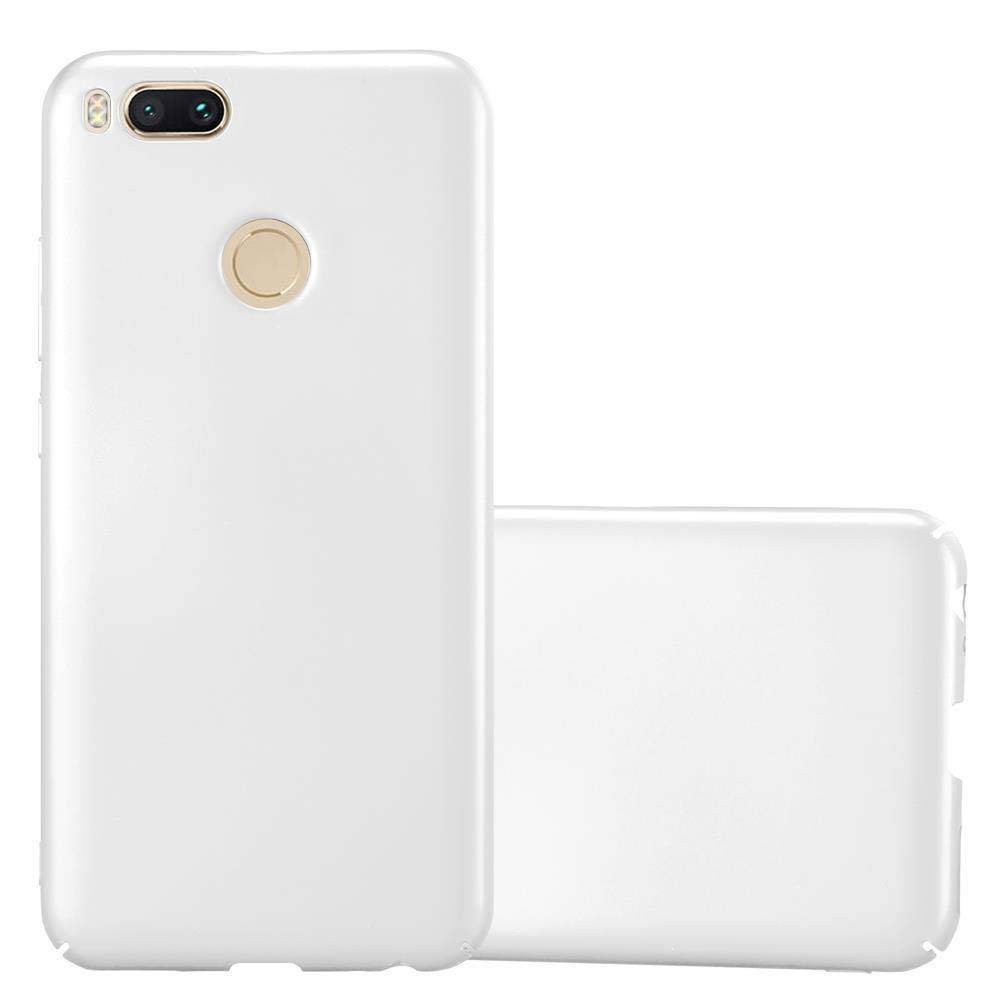 Cadorabo Hülle für Xiaomi Mi A1 / Mi 5X Schutzhülle in Silber Hard Case Handy Hülle Etui