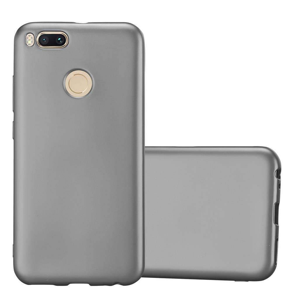 Cadorabo Schutzhülle für Xiaomi Mi A1 / Mi 5X Hülle in Grau Handyhülle TPU Silikon Etui Cover Case