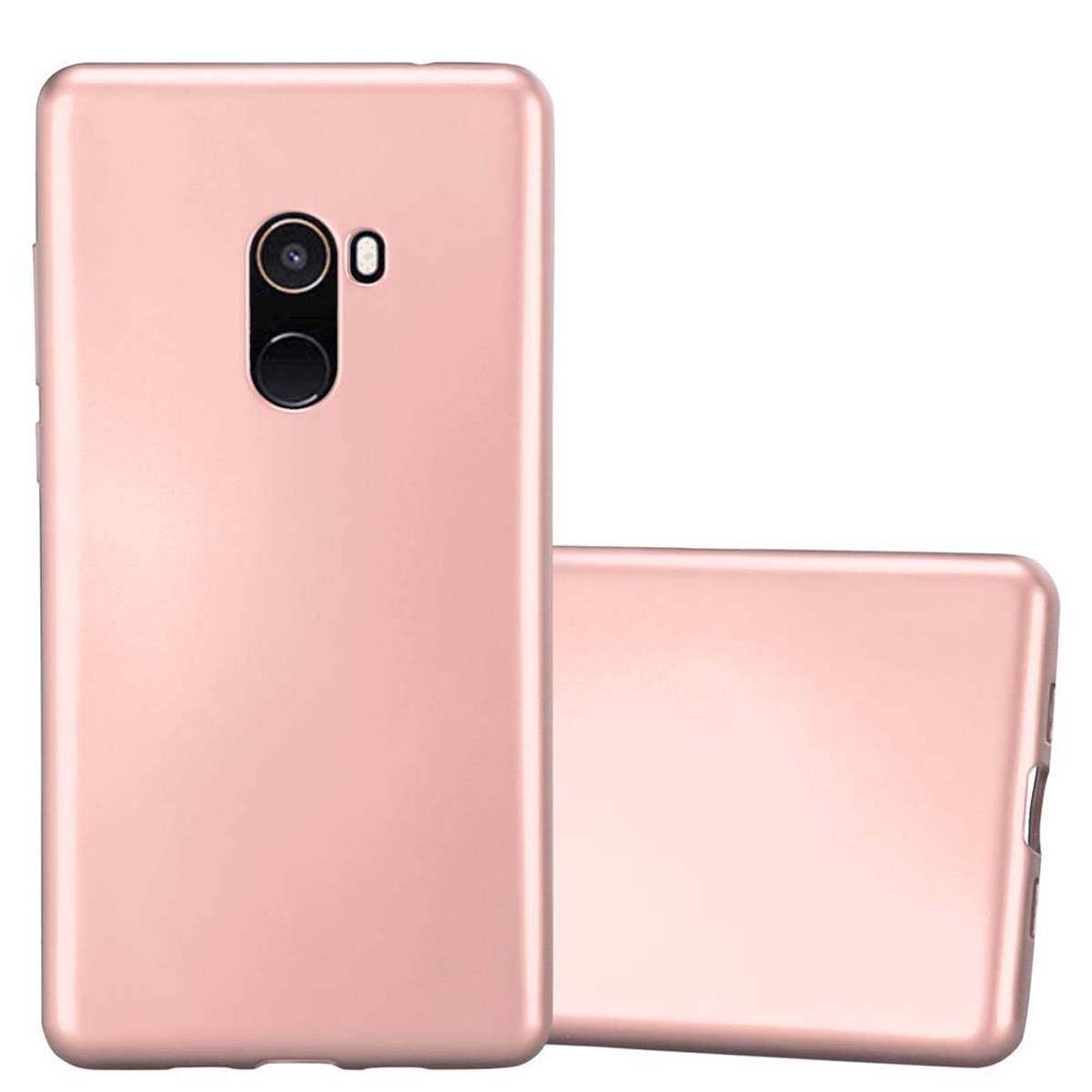 Cadorabo Schutzhülle für Xiaomi Mi MIX 2 Hülle in Rosa Handyhülle TPU Silikon Etui Cover Case