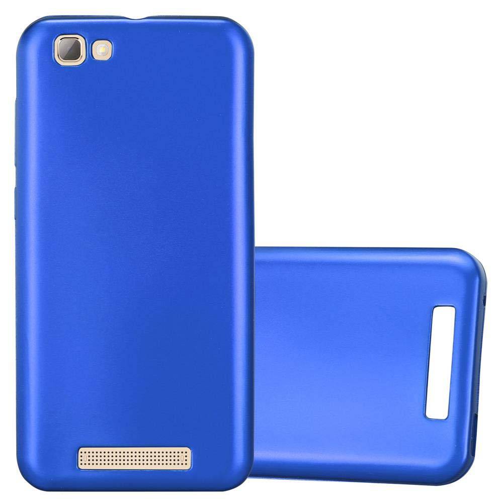Cadorabo Schutzhülle für ZTE Blade A612 Hülle in Blau Handyhülle TPU Silikon Etui Cover Case