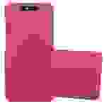 Cadorabo Schutzhülle für ZTE Blade V8 Hülle in Pink Etui Hard Case Handyhülle Cover