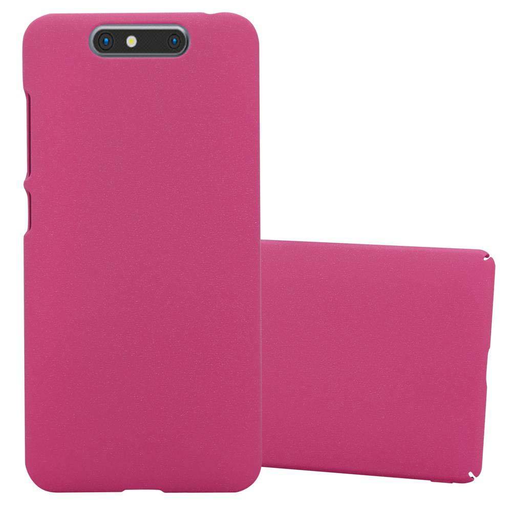 Cadorabo Schutzhülle für ZTE Blade V8 Hülle in Pink Etui Hard Case Handyhülle Cover