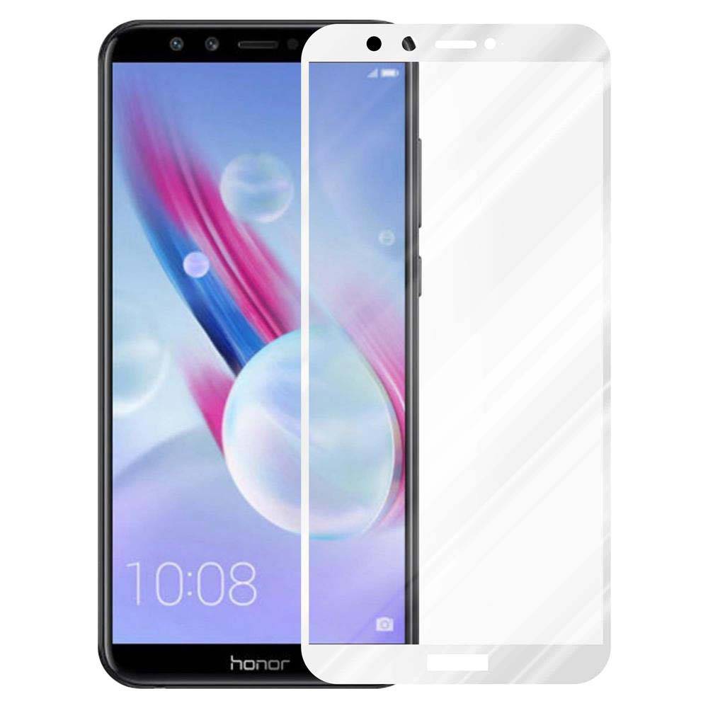Cadorabo Panzerfolie für Honor 9 LITE Schutzfolie in Weiß Vollbild Folie Tempered Display Schutzglas