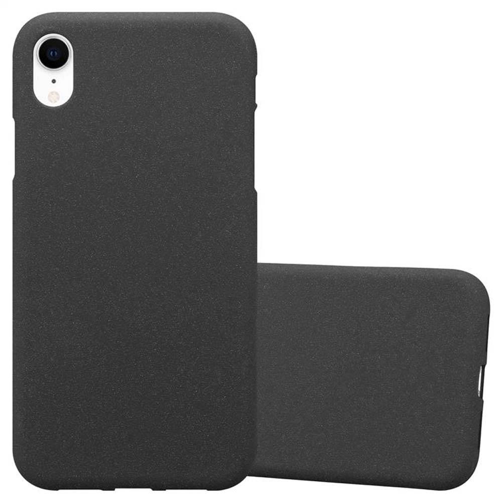 Cadorabo Schutzhülle für Apple iPhone XR Hülle in Schwarz Handyhülle TPU Etui Cover Case