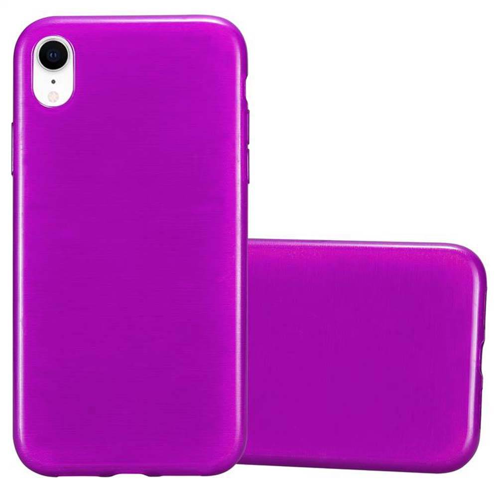 Cadorabo Hülle für Apple iPhone XR Schutz Hülle in Lila Schutzhülle TPU Silikon Etui Case Cover