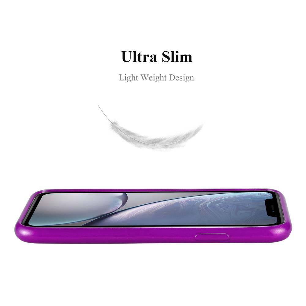 Cadorabo Hülle für Apple iPhone XR Schutz Hülle in Lila Schutzhülle TPU Silikon Etui Case Cover
