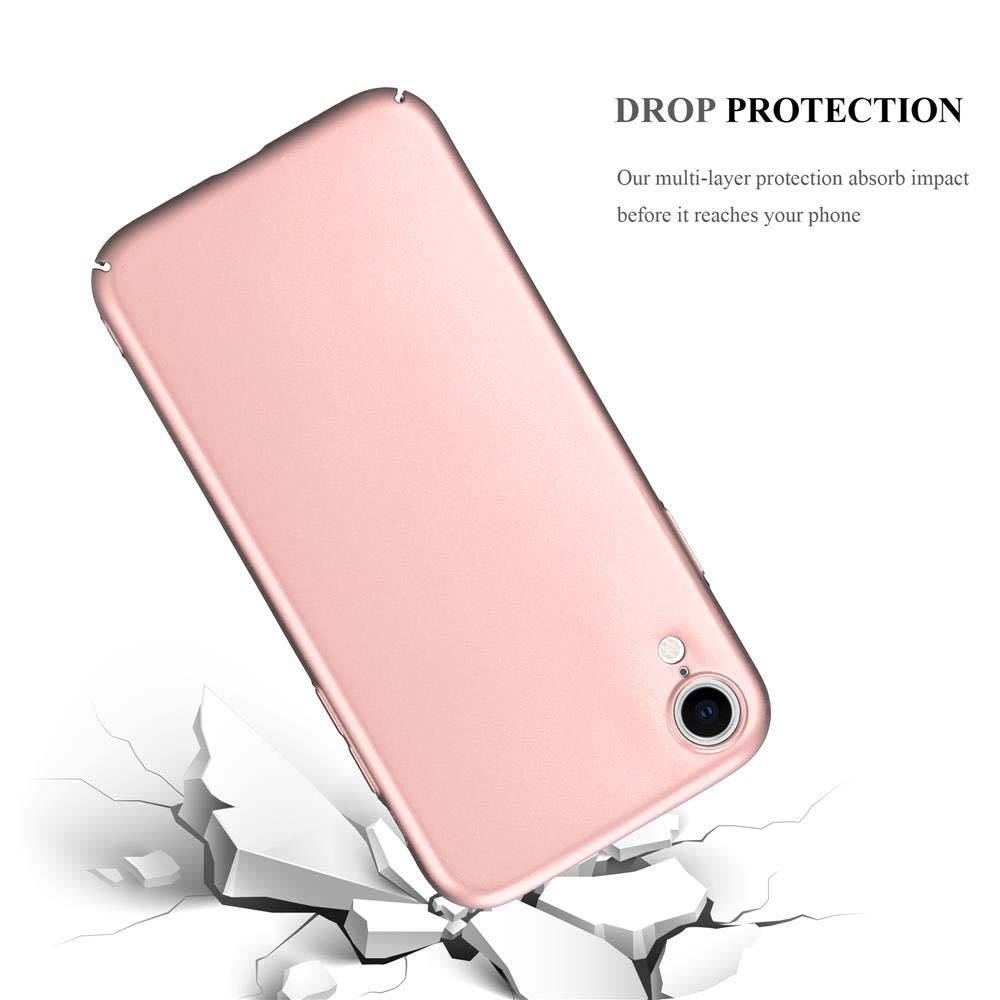 Cadorabo Hülle für Apple iPhone XR Schutzhülle in Rosa Hard Case Handy Hülle Etui