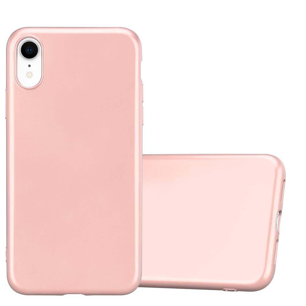 Cadorabo Schutzhülle für Apple iPhone XR Hülle in Rosa Handyhülle TPU Silikon Etui Cover Case