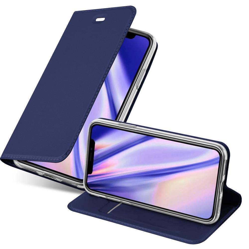 Cadorabo Handyhülle für Apple iPhone XS MAX Schutz Hülle in Blau Cover Etui Book Case Booklet