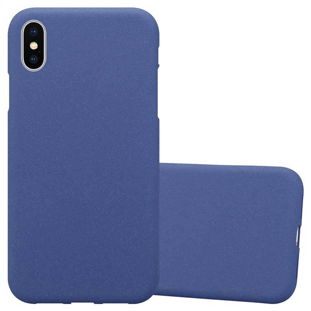 Cadorabo Schutzhülle für Apple iPhone XS MAX Hülle in Blau Handyhülle TPU Etui Cover Case