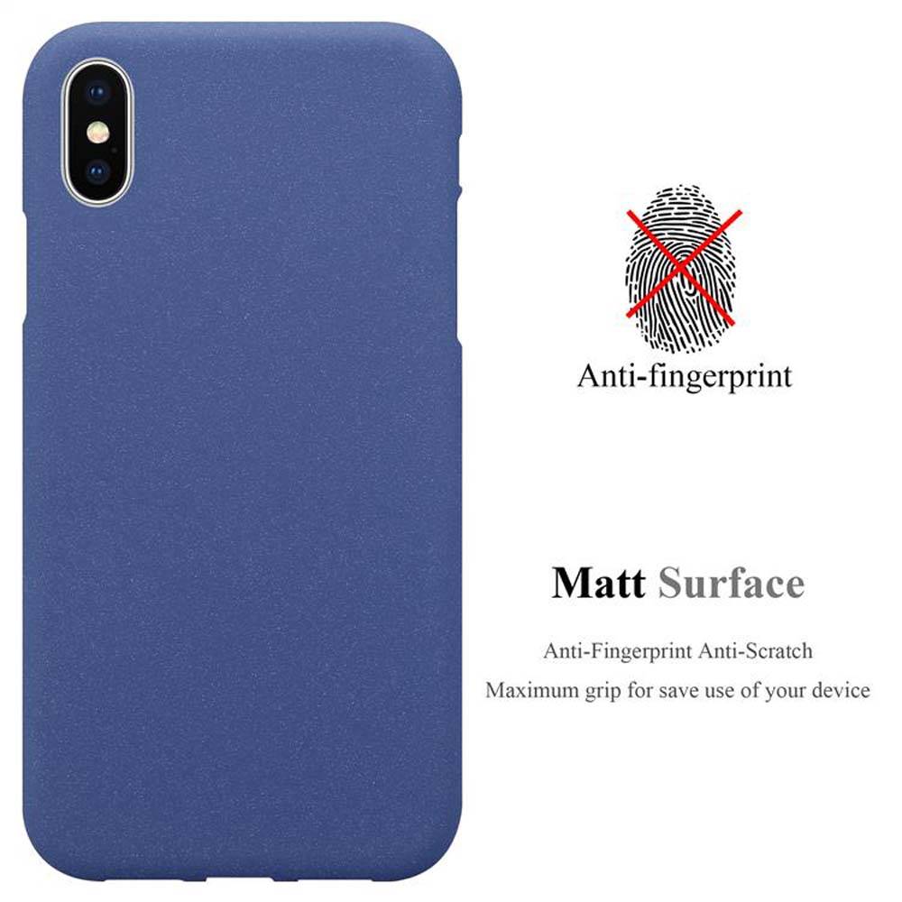 Cadorabo Schutzhülle für Apple iPhone XS MAX Hülle in Blau Handyhülle TPU Etui Cover Case