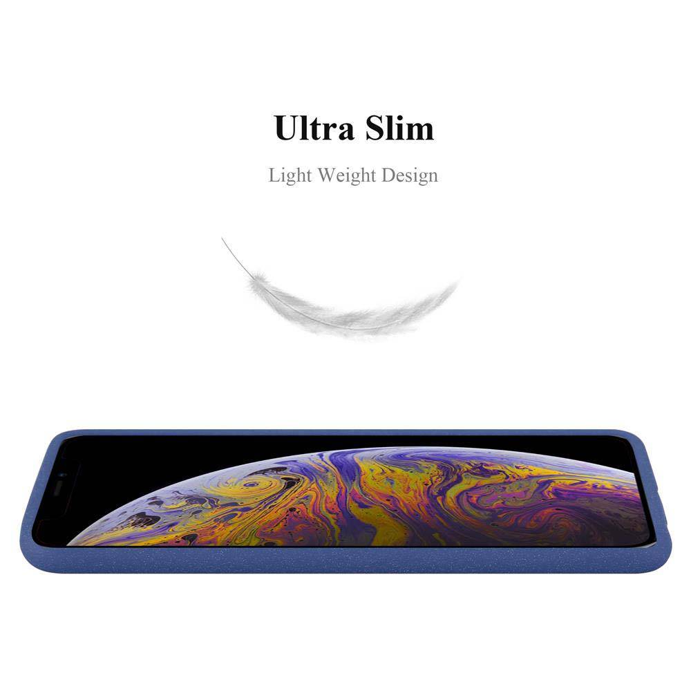 Cadorabo Schutzhülle für Apple iPhone XS MAX Hülle in Blau Handyhülle TPU Etui Cover Case