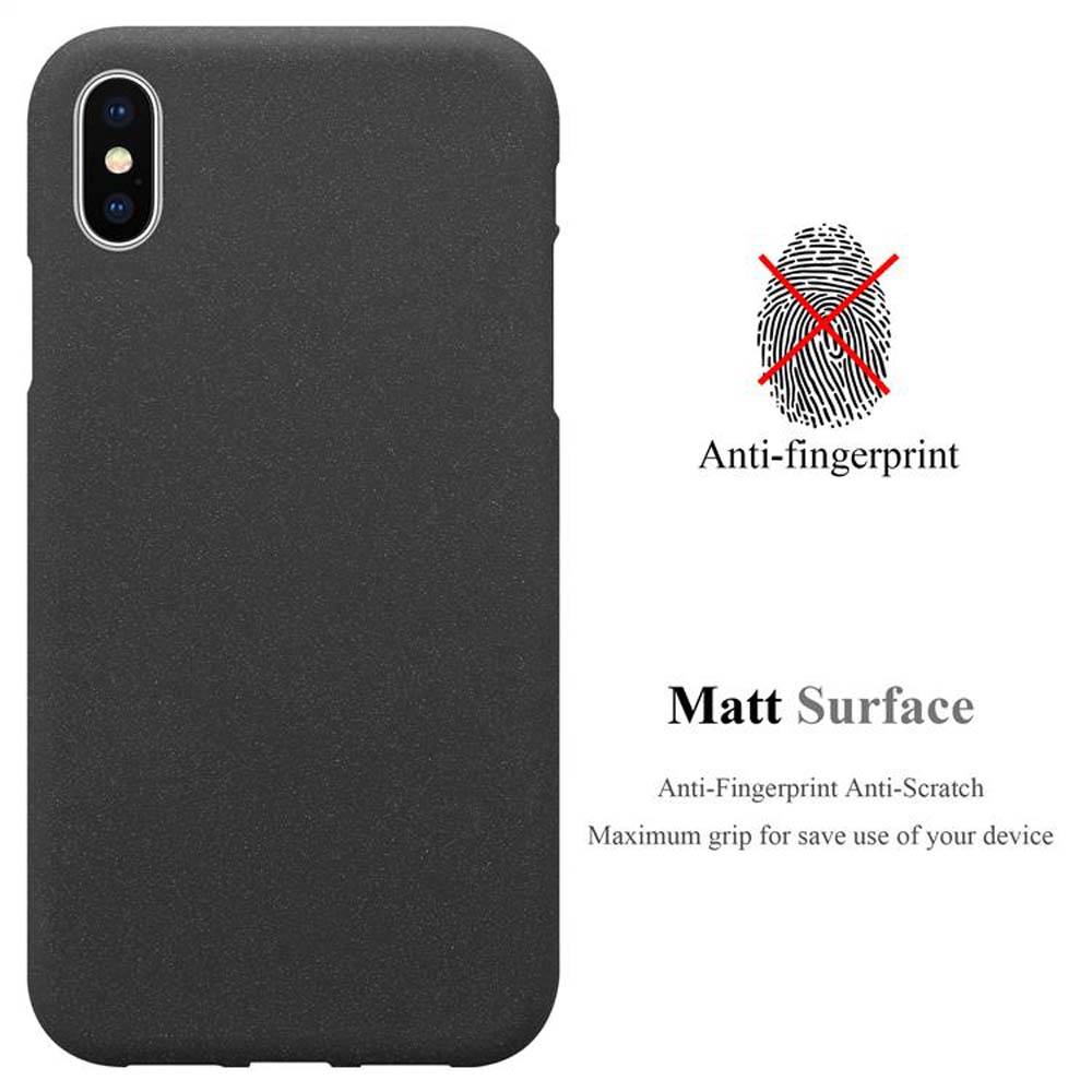 Cadorabo Schutzhülle für Apple iPhone XS MAX Hülle in Schwarz Handyhülle TPU Etui Cover Case