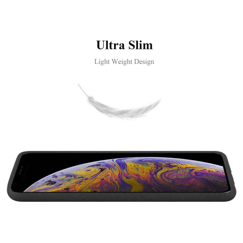 Cadorabo Schutzhülle für Apple iPhone XS MAX Hülle in Schwarz Handyhülle TPU Etui Cover Case