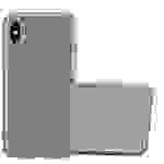 Cadorabo Schutzhülle für Apple iPhone XS MAX Hülle in Grau Handyhülle TPU Silikon Etui Cover Case