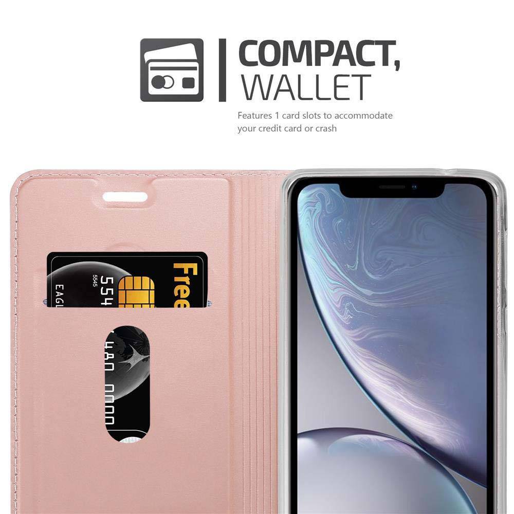 Cadorabo Handyhülle für Apple iPhone XS MAX Schutz Hülle in Rosa Cover Etui Book Case Booklet