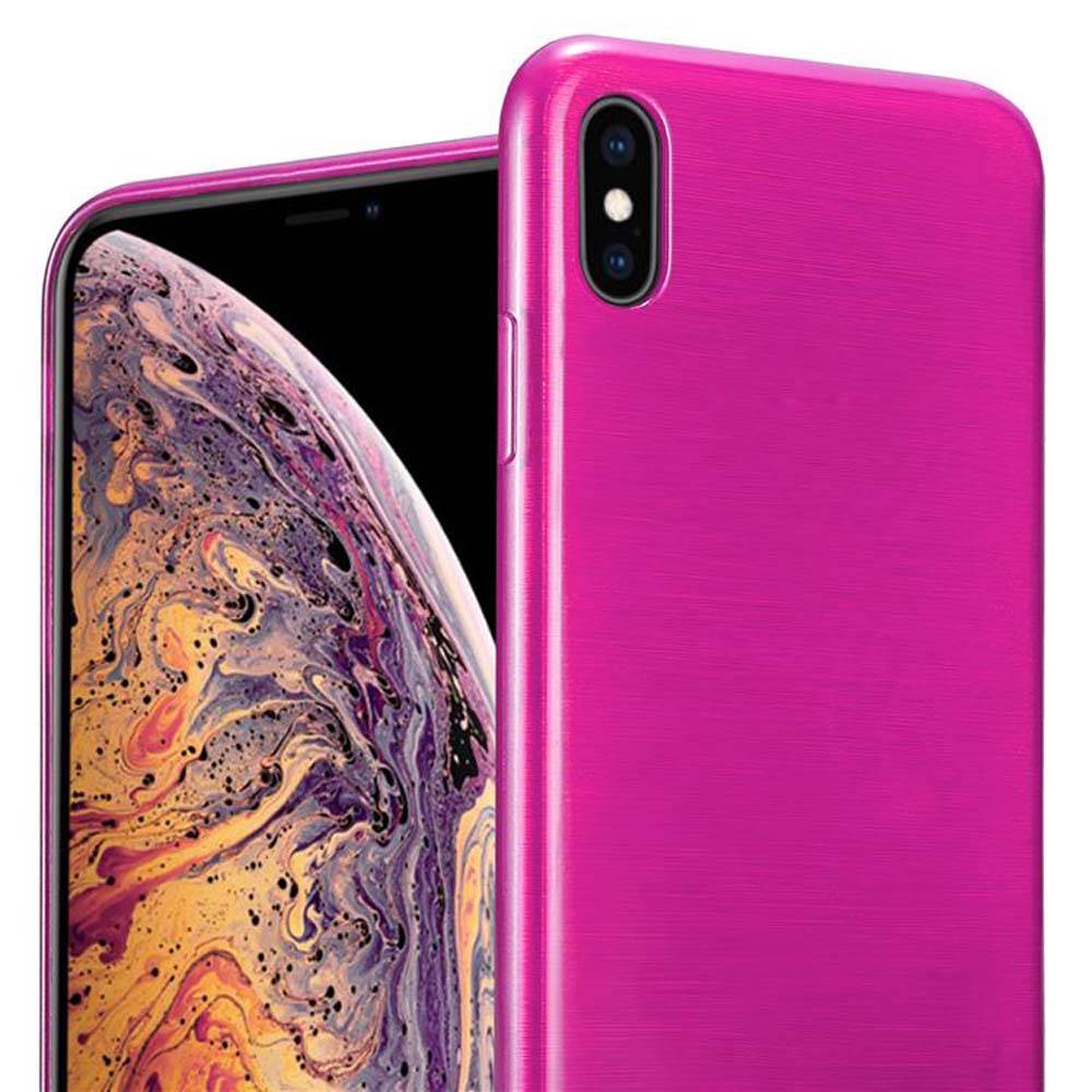 Cadorabo Hülle für Apple iPhone XS MAX Schutz Hülle in Rosa Schutzhülle TPU Silikon Etui Case Cover