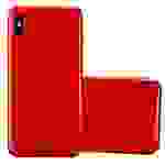 Cadorabo Hülle für Apple iPhone XS MAX Schutz Hülle in Rot Schutzhülle TPU Silikon Etui Case Cover