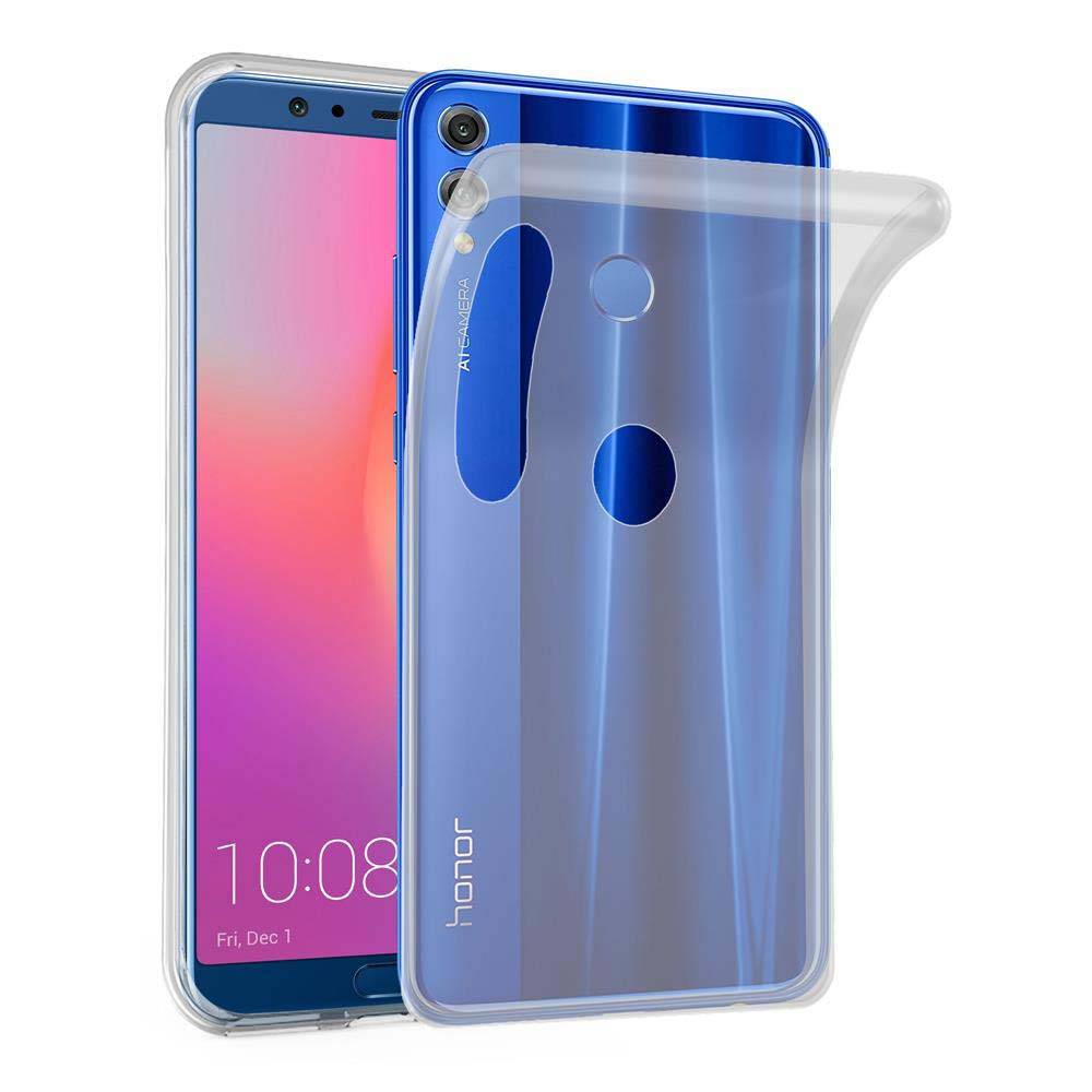 Cadorabo Hülle für Honor 10 LITE / Huawei P SMART 2019 Schutz Hülle in Transparent Schutzhülle TPU Silikon Cover Etui