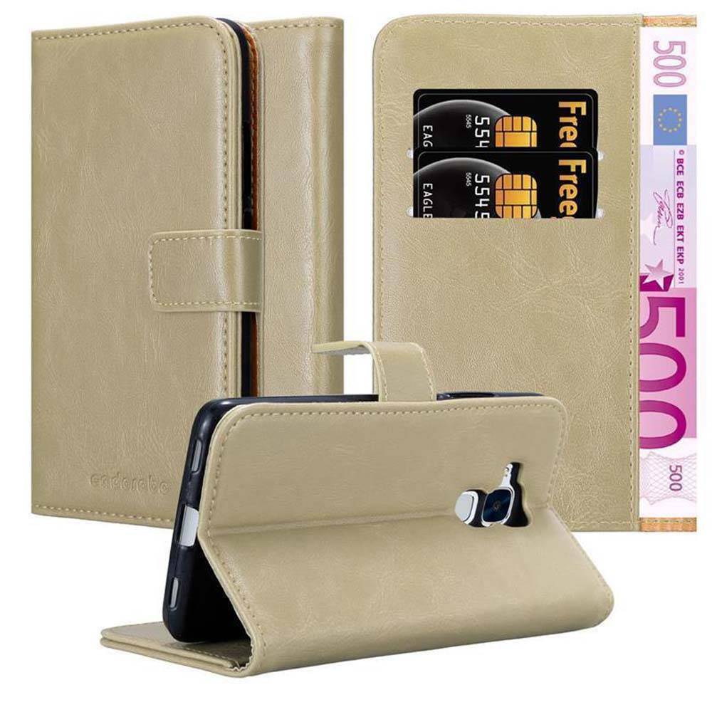 Cadorabo Hülle für Honor 5C Schutzhülle in Braun Handyhülle Book Tasche Case Etui Luxury