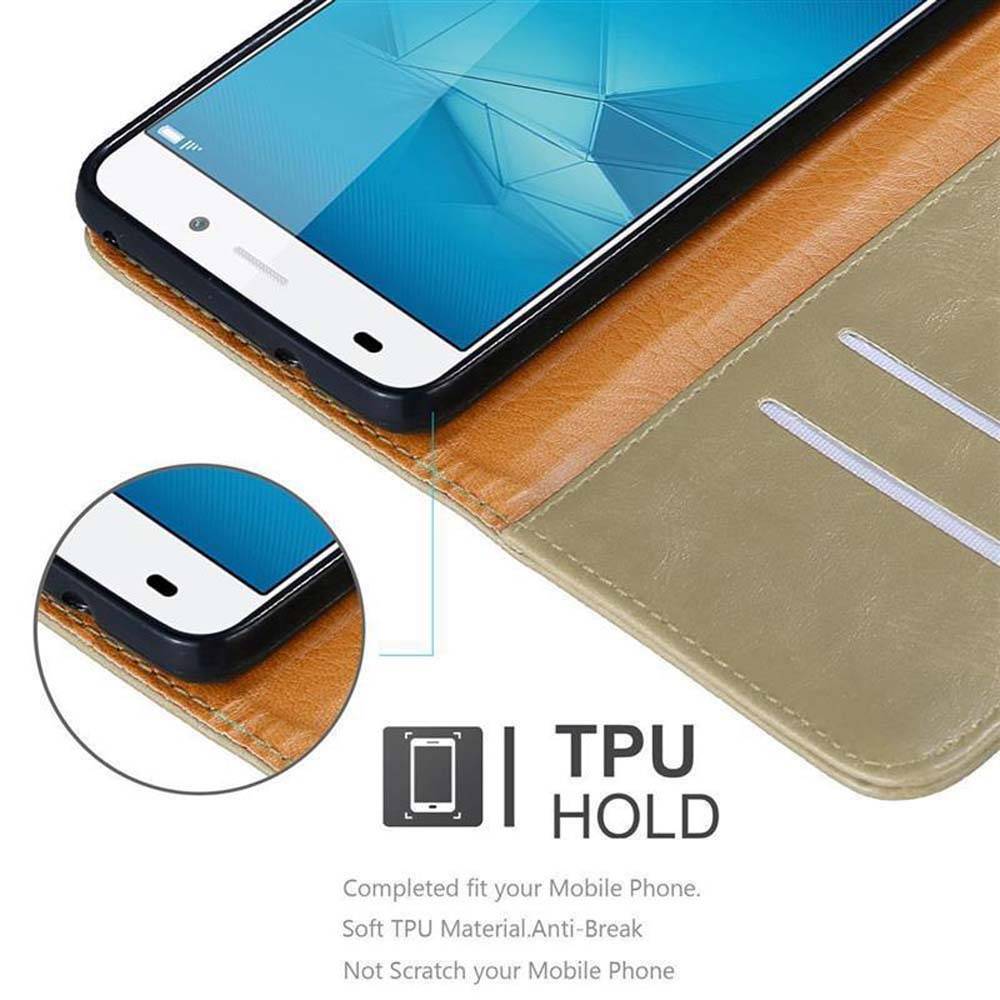 Cadorabo Hülle für Honor 5C Schutzhülle in Braun Handyhülle Book Tasche Case Etui Luxury