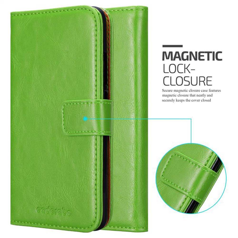 Cadorabo Hülle für Honor 5C Schutzhülle in Grün Handyhülle Book Tasche Case Etui Luxury