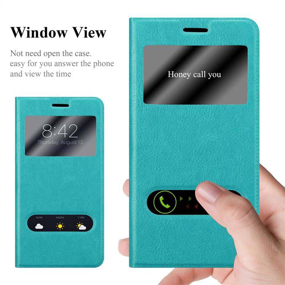 Cadorabo Schutzhülle für Honor 5C Hülle in Türkis Handyhülle Book Case Cover Etui