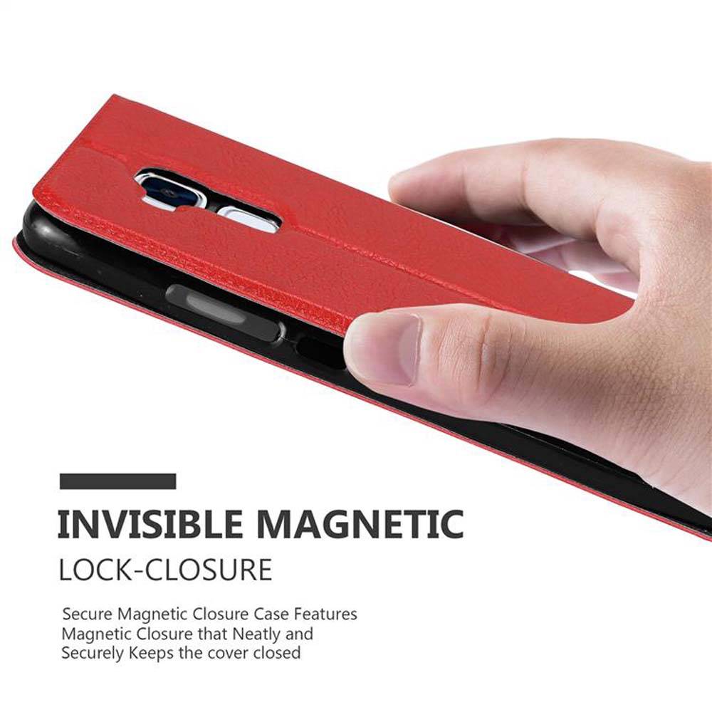 Cadorabo Schutzhülle für Honor 5C Hülle in Rot Handyhülle Book Case Cover Etui