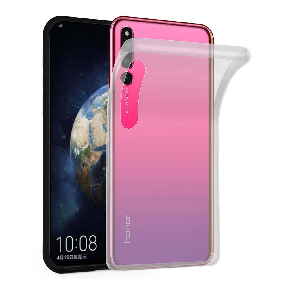 Cadorabo Hülle für Honor MAGIC 2 Schutz Hülle in Transparent Schutzhülle TPU Silikon Cover Etui Case