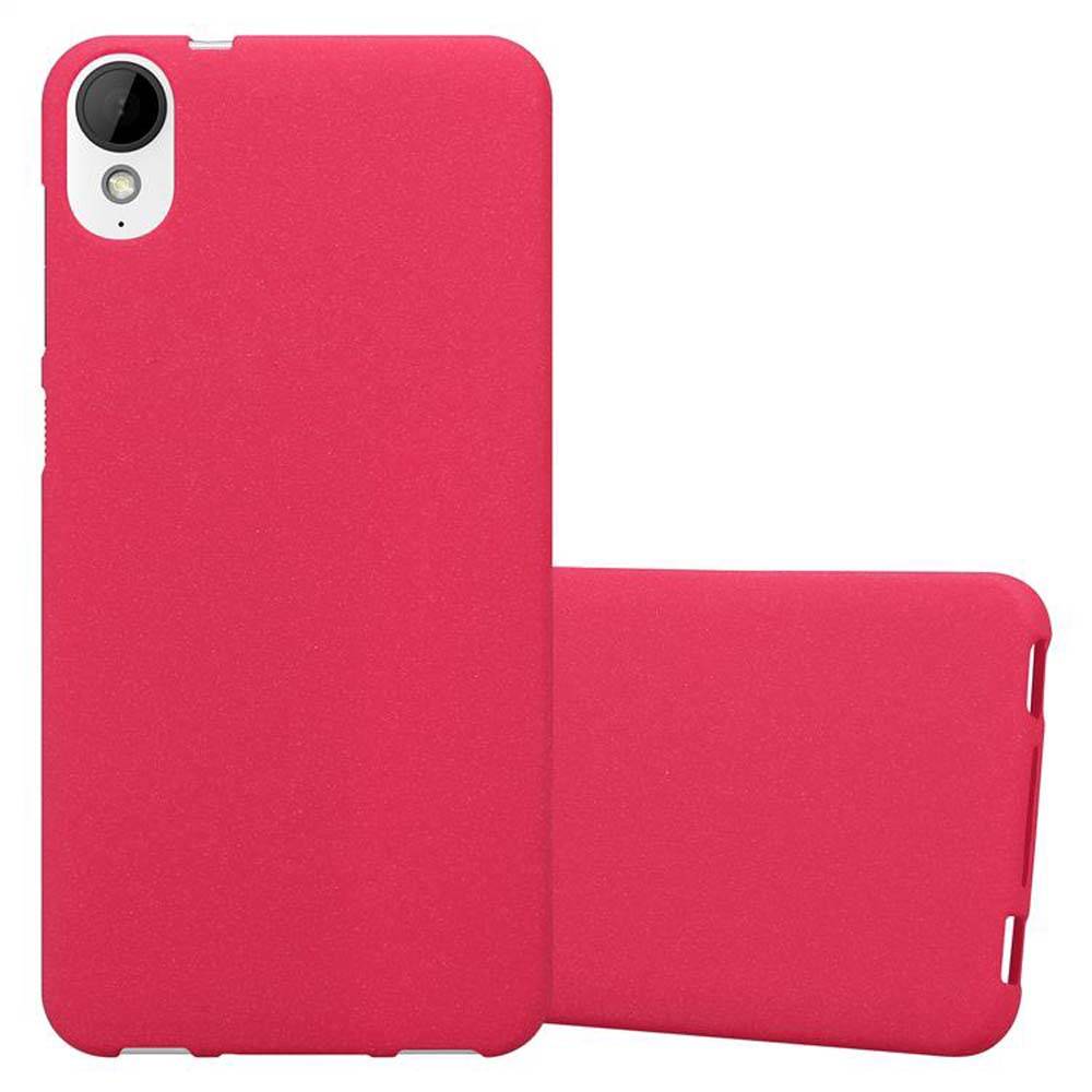 Cadorabo Schutzhülle für HTC Desire 10 LIFESTYLE / Desire 825 Hülle in Rot Handyhülle TPU Etui Cover Case
