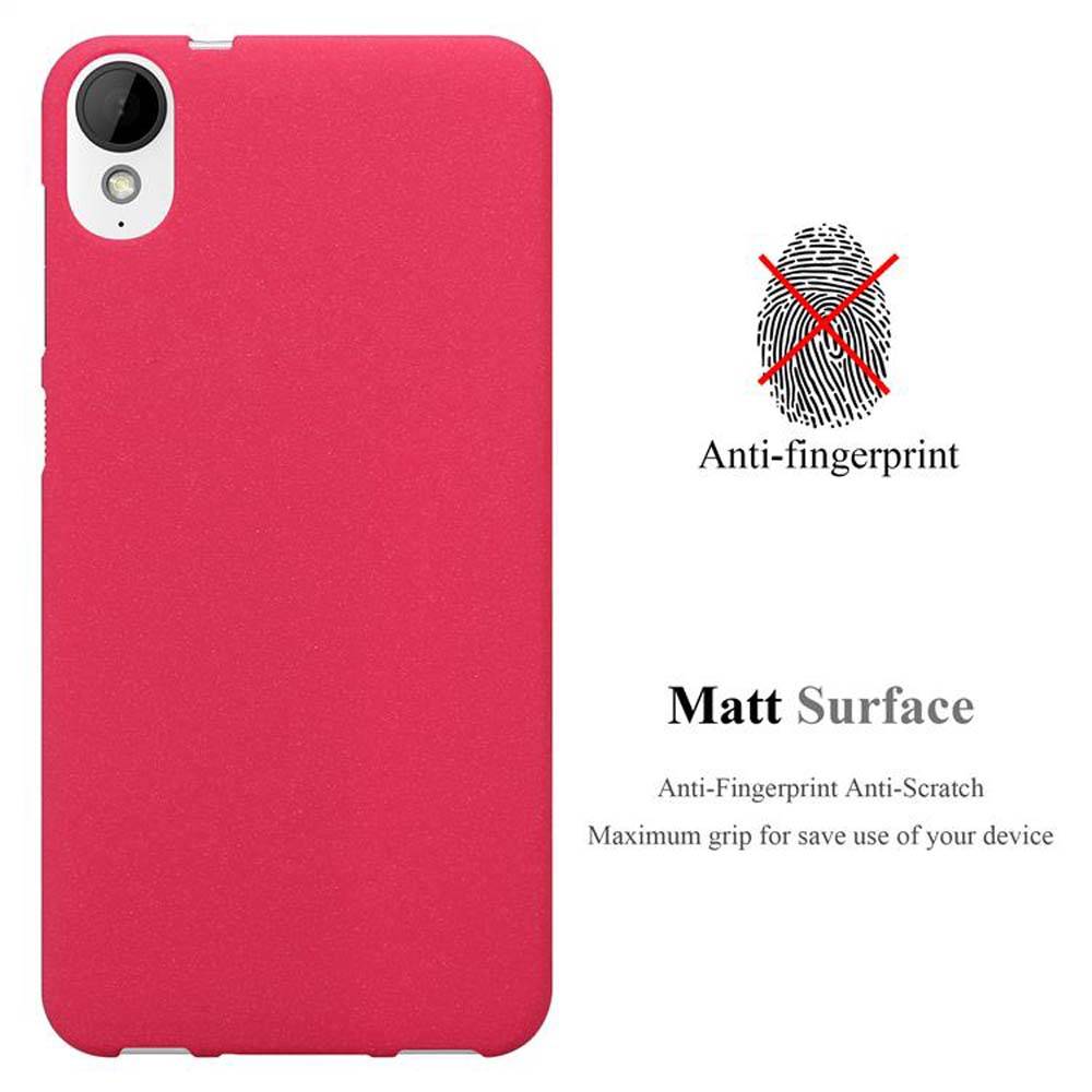 Cadorabo Schutzhülle für HTC Desire 10 LIFESTYLE / Desire 825 Hülle in Rot Handyhülle TPU Etui Cover Case